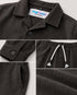 Imported Corduroy Button-Down 2 Piece Set (Black)