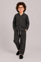 Imported Corduroy Button-Down 2 Piece Set (Black)