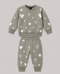 The Cute Hearts Fleece Suit (Grey Green)