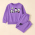 Hello Panda Happy Fleece Suit (Lilac)