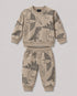 The Dino Trails Fleece Suit (Sand Beige)
