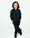 Checkered Imported Stretchable Wash & Wear 2 Piece Set (Dark Charcoal)