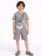 The Bugs Bunny Cotton Short Set (Mist Grey)