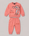 The Gentle Bambi Fleece Suit (Peach Coral)