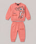 The Gentle Bambi Fleece Suit (Peach Coral)