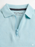 Classic Zip Polo Set (Mint Blue)