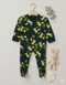 Pikachu Themed Fleece Sleepsuit (Dark Green)