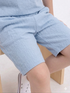 Imported Textured Wash & Wear 2 Piece Set (Sky Blue)