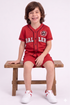 Baller Embroidered Baseball Set (Red)
