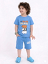 Bears Will Be Bears Cotton Short Set (Blue)