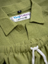 Imported Textured Wash & Wear 2 Piece Set (Olive Green)