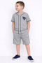 Classic Embroidered Baseball Set (Grey)