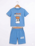 Bears Will Be Bears Cotton Short Set (Blue)