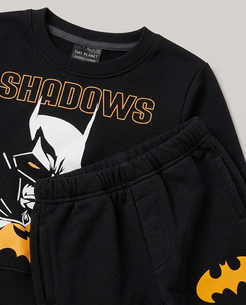 Shadow knight Batman Fleece Suit (Black)