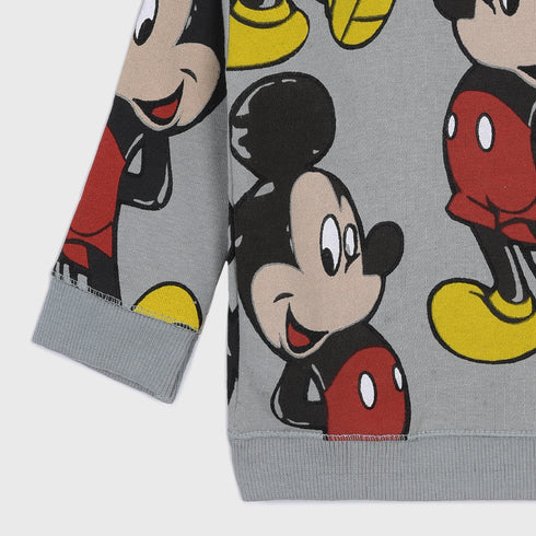 Mickey Fleece Sweatshirt (Grey)