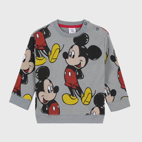Mickey Fleece Sweatshirt (Grey)