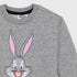Looney Tunes Fleece Sweatshirt (Grey)