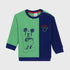 Mickey Fleece Sweatshirt (Green-Bue)