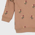 Floral Frills Fleece Sweatshirt (Honey)