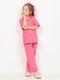 Imported Wash &Wear Rose Glow 2 Piece Set (Hot Pink)