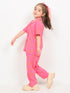 Imported Wash &Wear Rose Glow 2 Piece Set (Hot Pink)