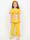 Frill Sleeves Look So Pretty Cotton Trouser Set (Mustard)