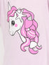 Frill Sleeves Unicorn Themed Cotton Trouser Set (Lilac)
