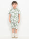 Summer Sage Cotton Short Set (Sage Green)
