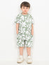 Summer Sage Cotton Short Set (Sage Green)