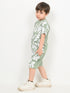Summer Sage Cotton Short Set (Sage Green)