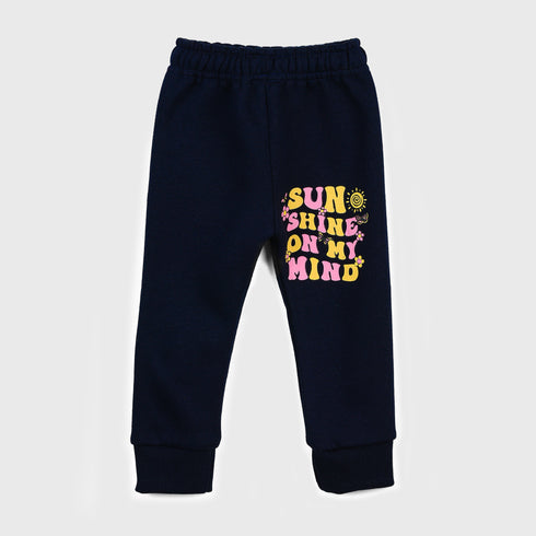 Sun Shine Fleece Tracksuit (Black)