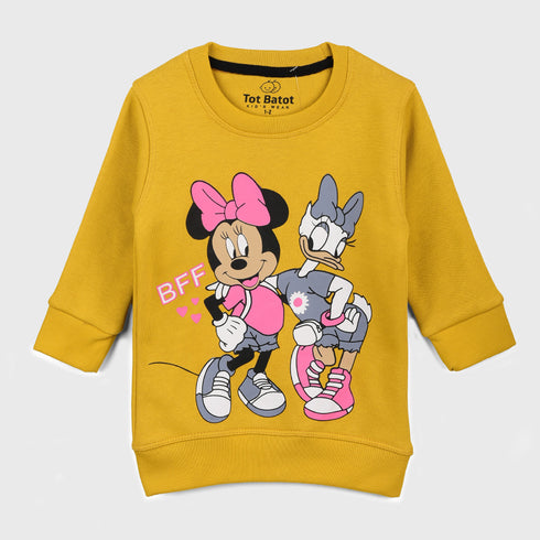 Fleece Minnie & Daffie Tracksuit (Yellow)