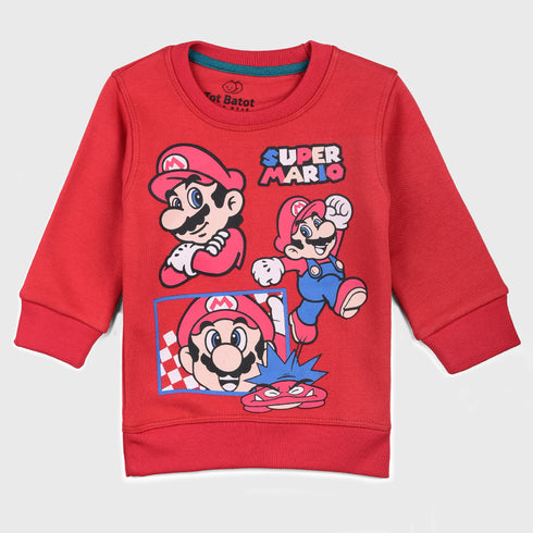 Fleece Super Mario Tracksuit (Red)