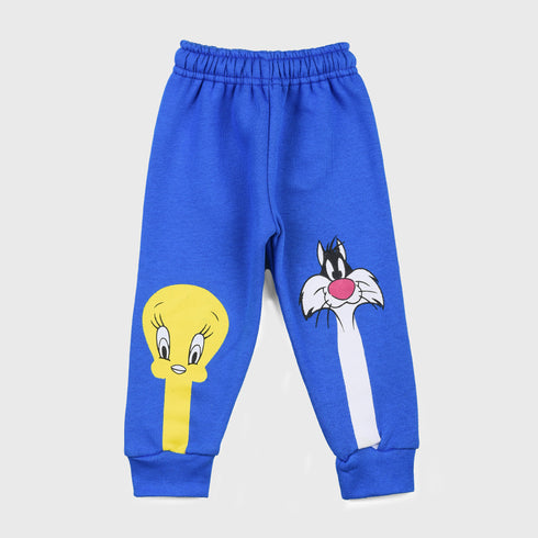 Fleece Looney Tunes Tracksuit (Blue)