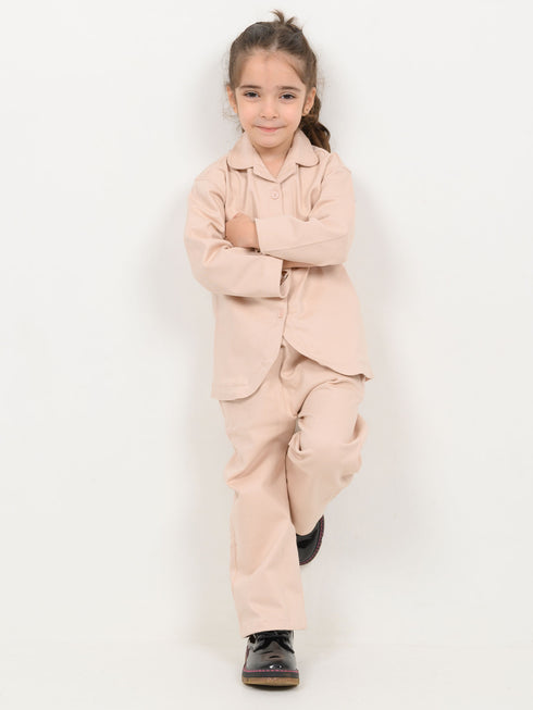 Imported Cotton Premium 2 Piece Set (Cream Beige)