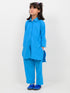 Imported Textured Coolwave Co-ord Set (Cool Blue)