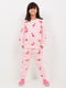 Flamingo Themed Fleece Suit (Baby Pink)