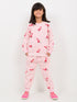 Flamingo Themed Fleece Suit (Baby Pink)