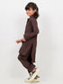 Imported Textured Mocha Co-ord Set (Mocha Brown)