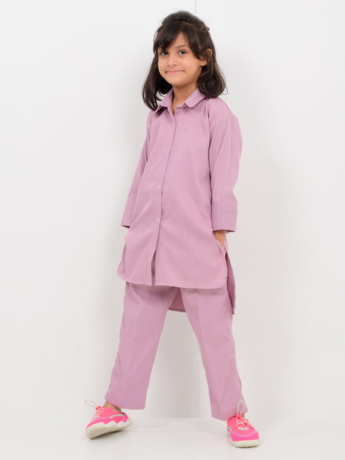Imported Crinkle Orchid Co-ord Set (Lilac)