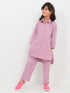 Imported Crinkle Orchid Co-ord Set (Lilac)