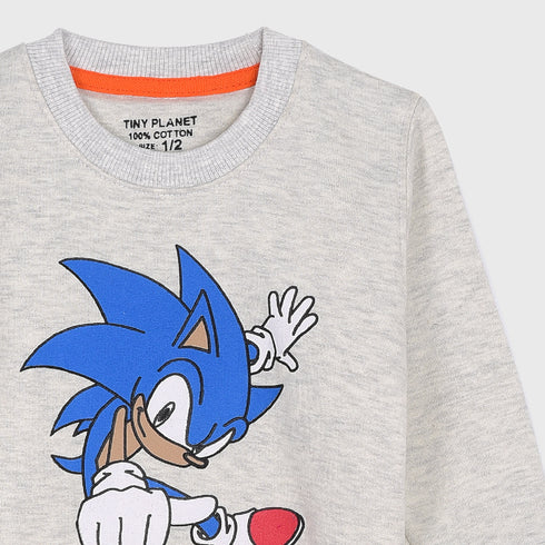 Sonic Fleece Tracksuit (Grey)