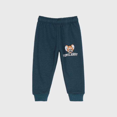 Tom and Jerry Fleece Tracksuit (Dark Green)