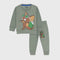 Jerry Printed Fleece Tracksuit (Green)