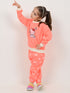 Kitty Cherry Cozy Fleece Suit (Peach Orange)