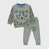 Lion Printed Fleece Tracksuit (Green)