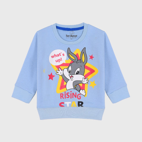 Rising Star Fleece Tracksuit (Light-Blue)