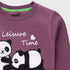 Lazy Panda Fleece Tracksuit (Mauve)