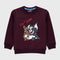 Fleece Tom & Jerry Sweatshirt (Maroon)