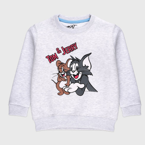 Tom & Jerry Fleece Tracksuit (Light Grey)